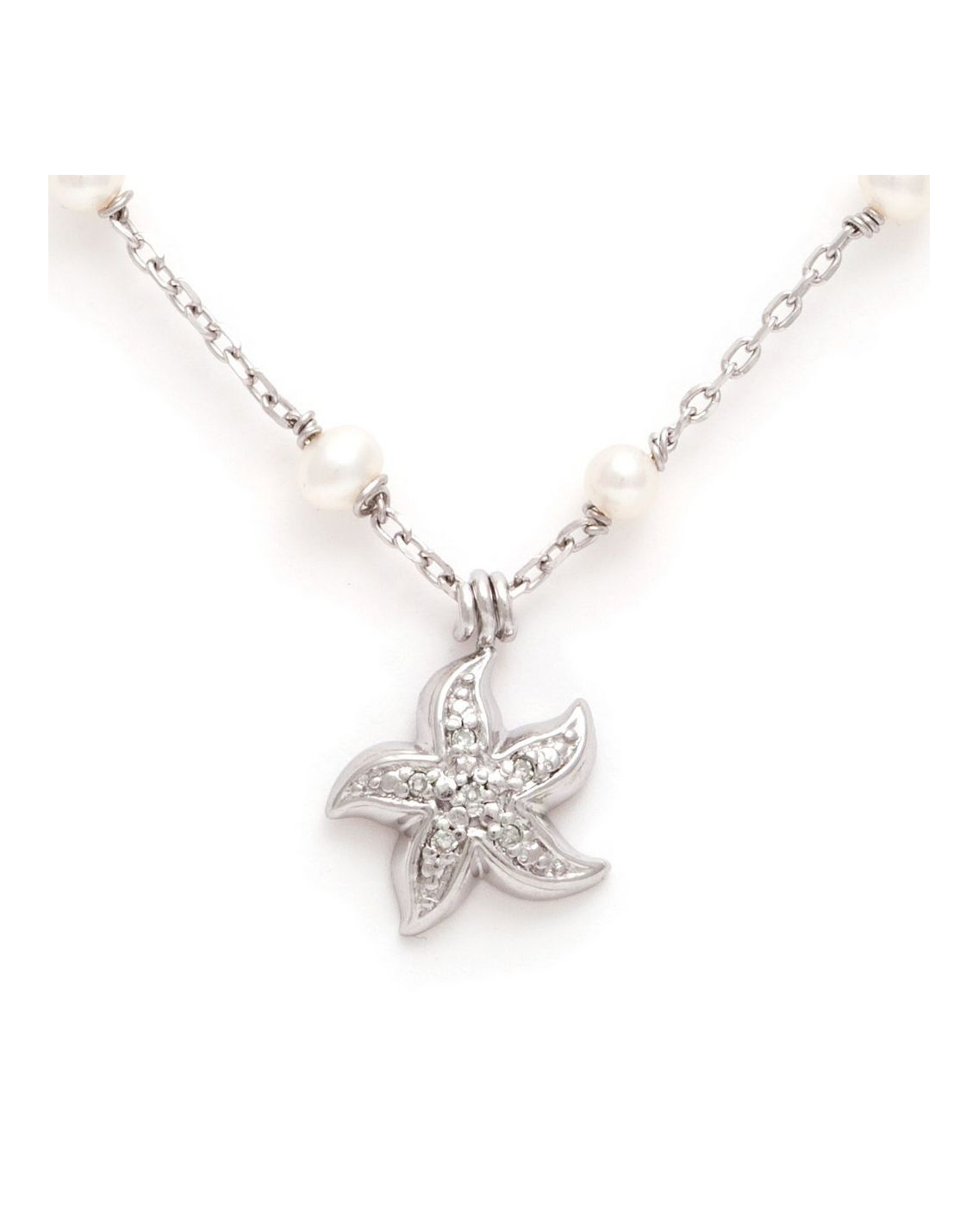 Larimar Starfish and sterling silver necklace – Jewelry by Glassando