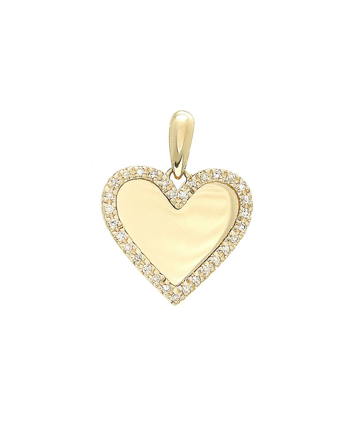 Diamond Heart Pendant Nazariandiamonds