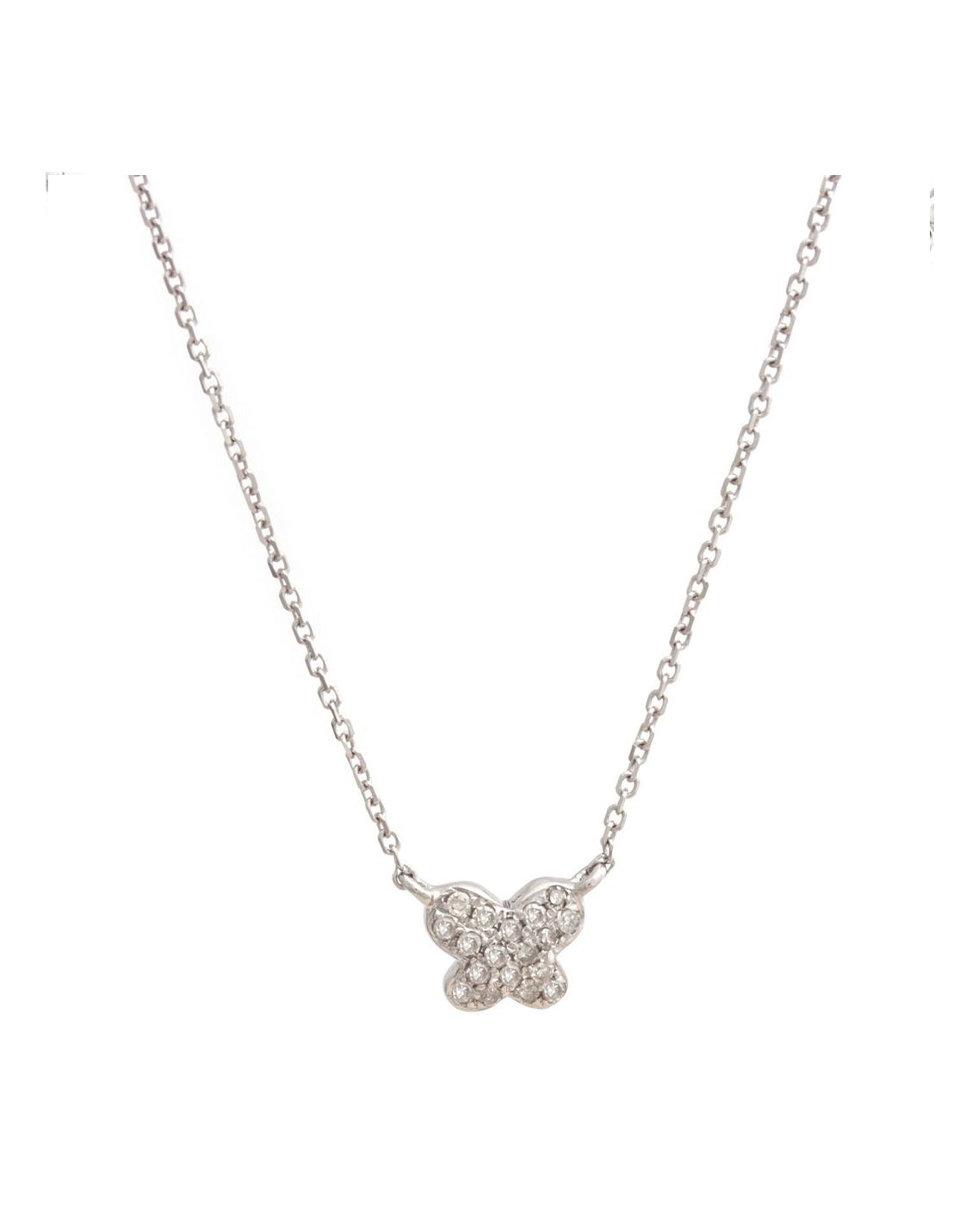 Diamond Butterfly Necklace | nazariandiamonds