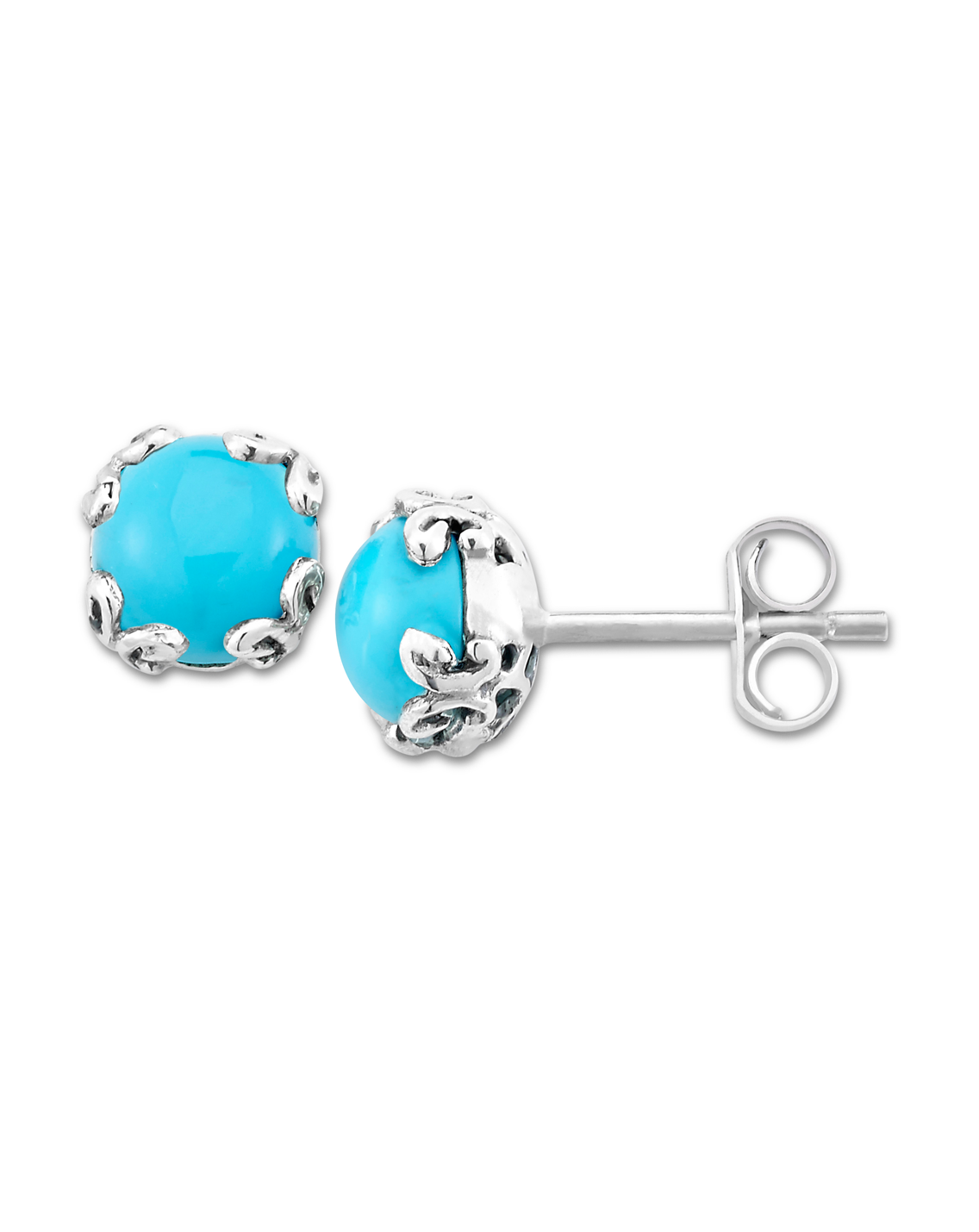 Turquoise Posy Flower Stud Earring - Paul Morelli