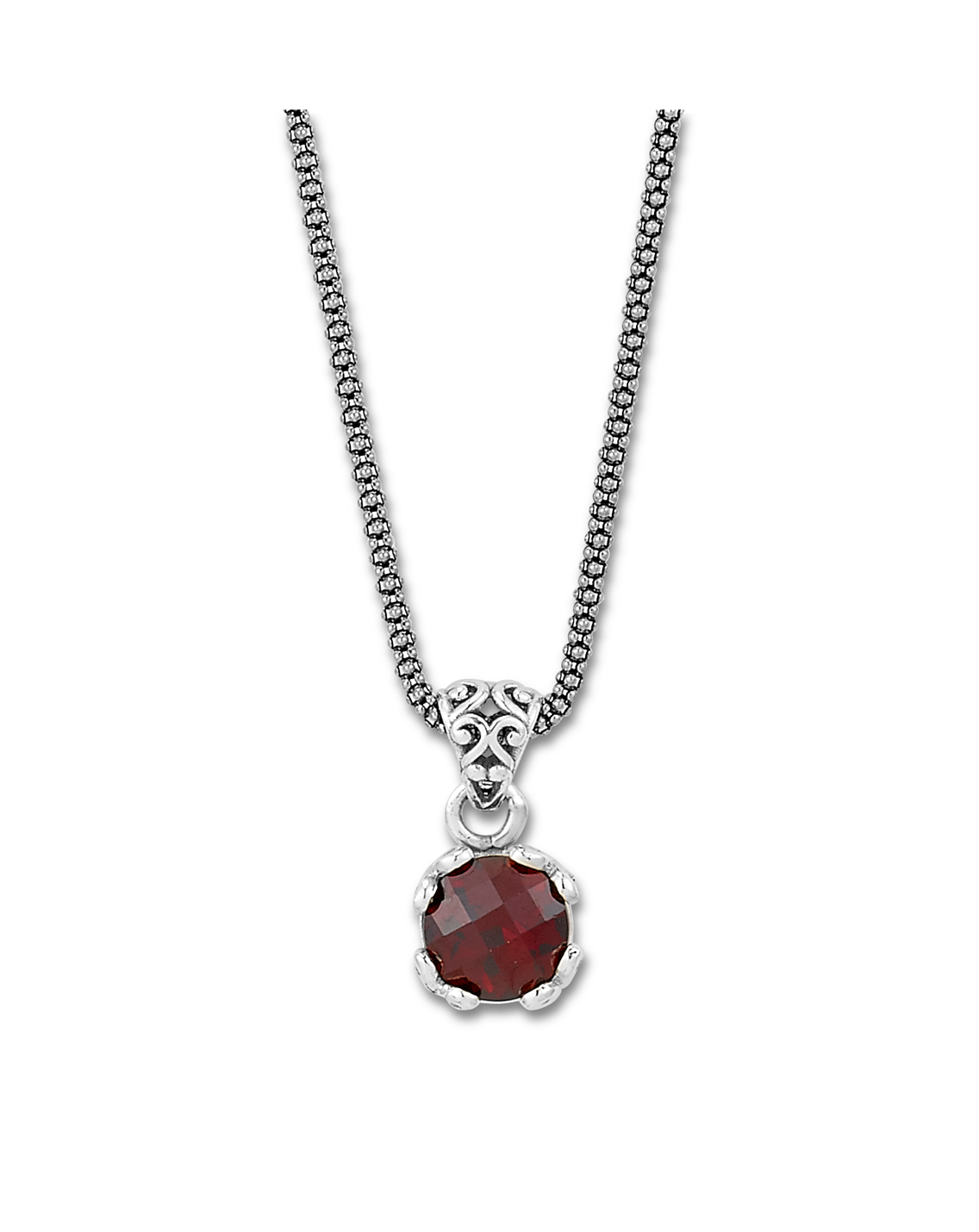 Garnet necklace pandora deals